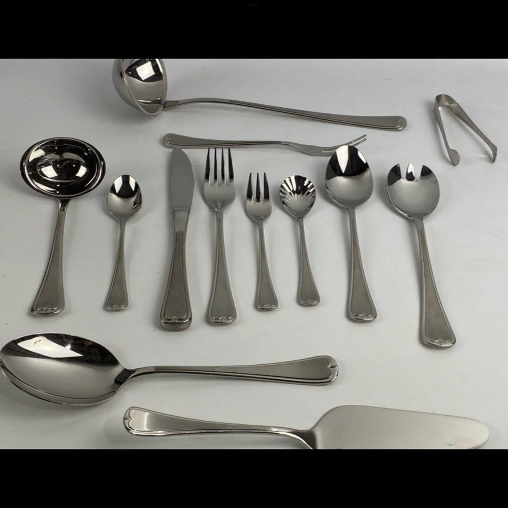 WIRTHS BESTECKE SOLINGEN Kanada Flatware MCM 2-Tiered Case Like New Flatware
